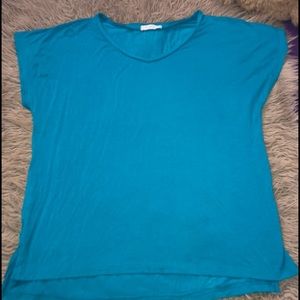Blue teal shirt